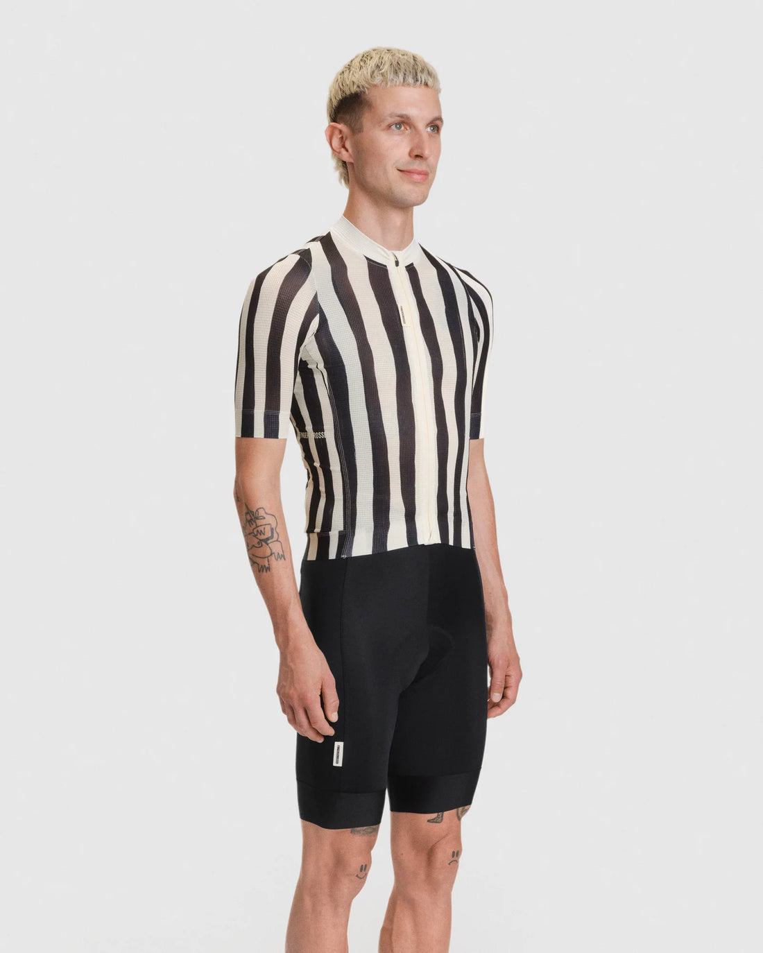 Fingercrossed Road Jersey Super Light Plus Men Radtrikot Stripes