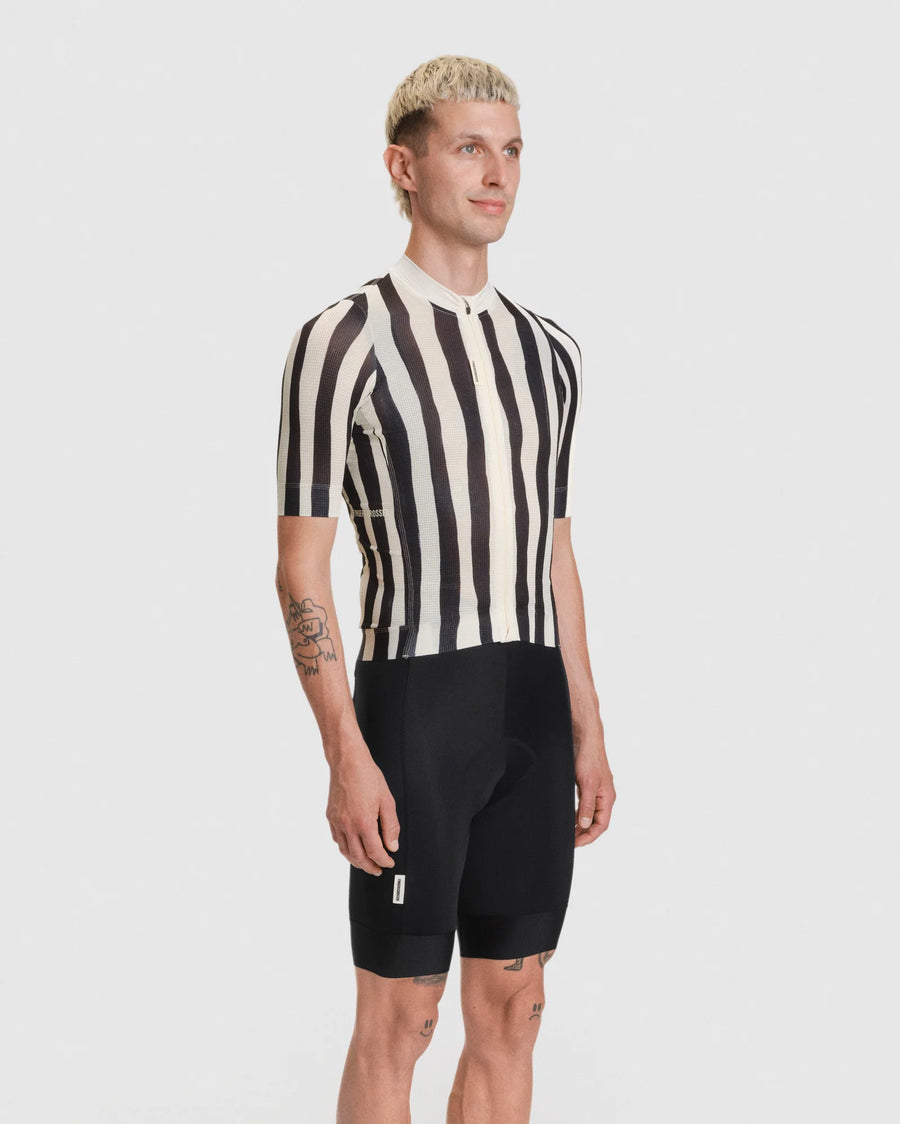 Fingercrossed Road Jersey Super Light Plus Men Radtrikot Stripes