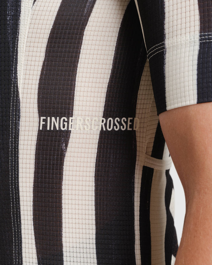 Fingercrossed Road Jersey Super Light Plus Men Radtrikot Stripes