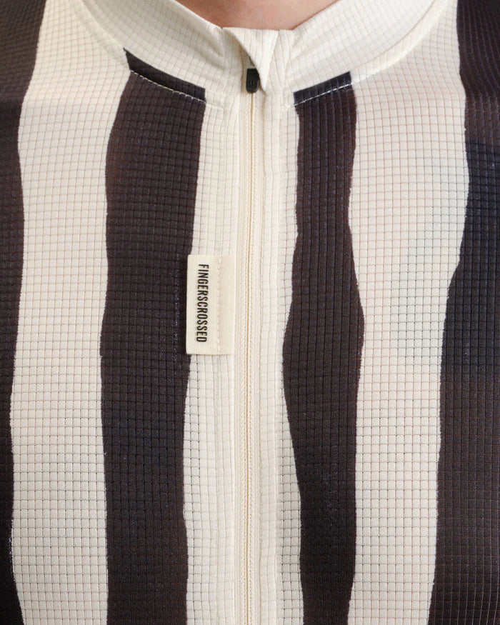 Fingercrossed Road Jersey Super Light Plus Men Radtrikot Stripes