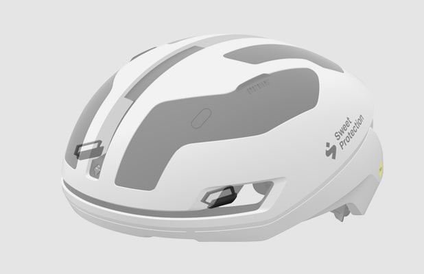 Casco per bici da strada Sweet Protection Falconer II Aero Mips Casco tutto nero Nuovo