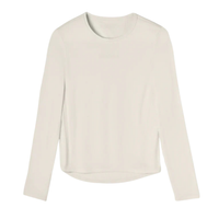 Fingercrossed Road Baselayer LS Thermal Women Radunterhemd langarm Antique Cream