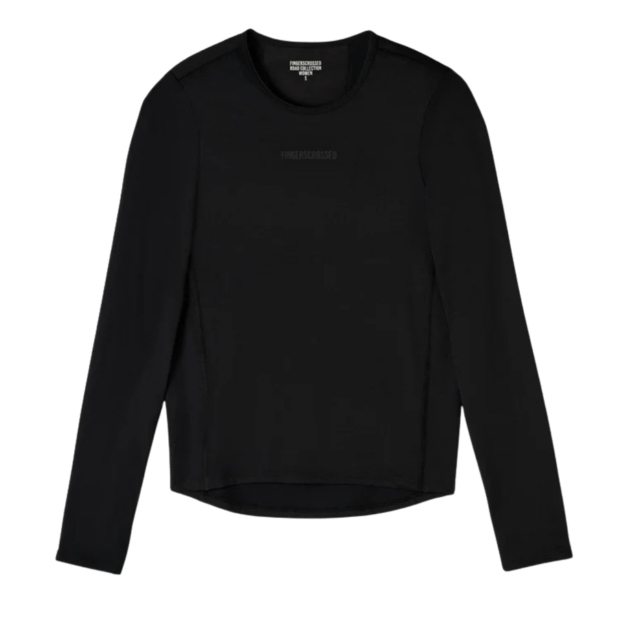 Fingercrossed Road Baselayer LS Women Radunterhemd langarm Black