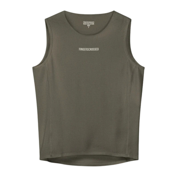 Fingercrossed Road Baselayer Men Radunterhemd Olive
