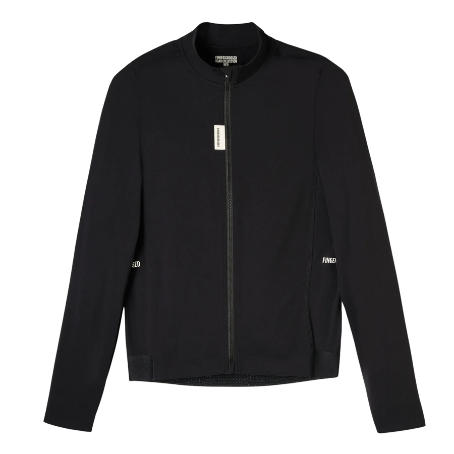 Fingercrossed Road Jersey LS Men Radtrikot langarm Black
