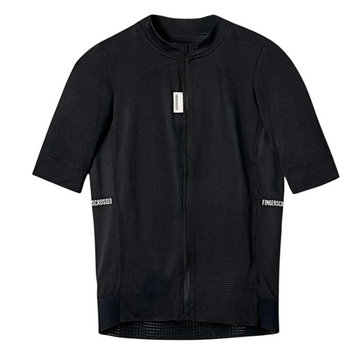 Fingercrossed Road Jersey Super Light Plus Women Radtrikot Black