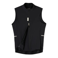Fingercrossed Road Wind Vest Men Insulated Wind Weste Black