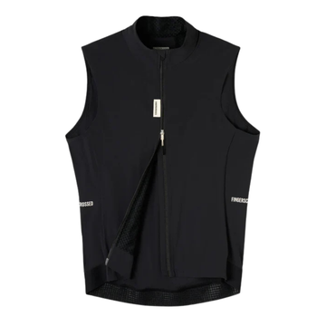 Fingercrossed Road Wind Vest Men Insulated Wind Weste Black