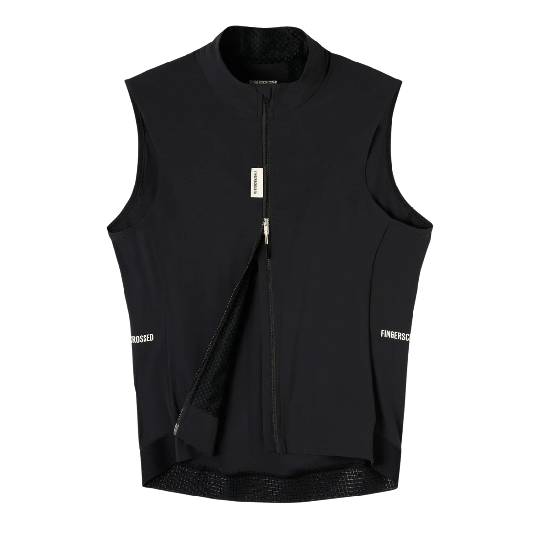 Fingercrossed Road Wind Vest Women Insulated Wind Weste Black