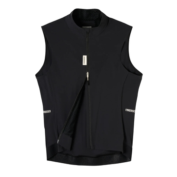 Fingercrossed Road Wind Vest Women Insulated Wind Weste Black