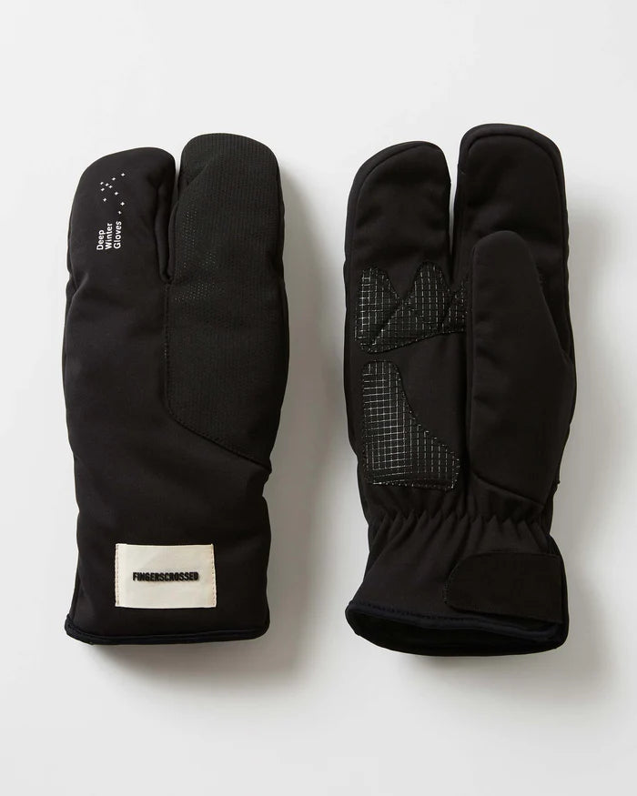 thermo fahrradhandschuhe winter Fingerscrossed Deep Winter Gloves Thermo Winter Fahrradhandschuhe Blac – VELART