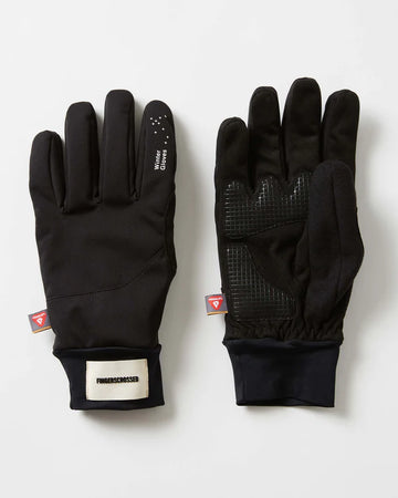 Fingerscrossed Winter Gloves Thermo Winter Fahrradhandschuhe Black