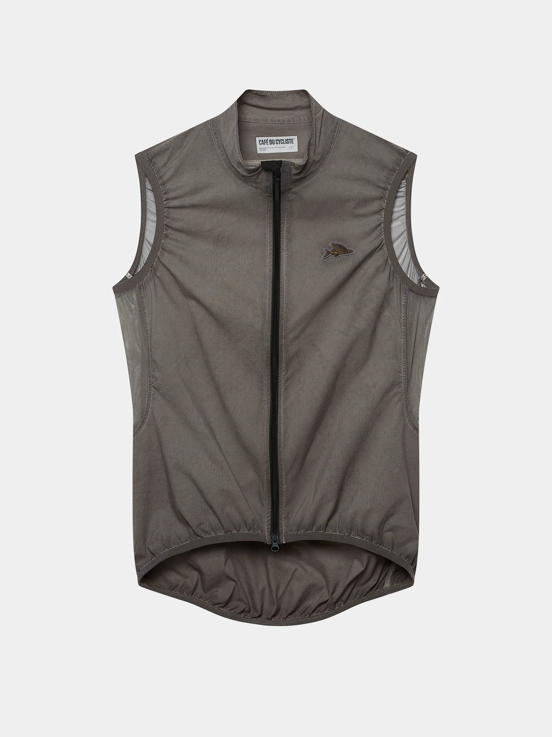 Café du Cycliste Edith Men's Cycling Gilet Windweste Charcoal