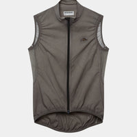 Café du Cycliste Edith Men's Cycling Gilet Windweste Charcoal
