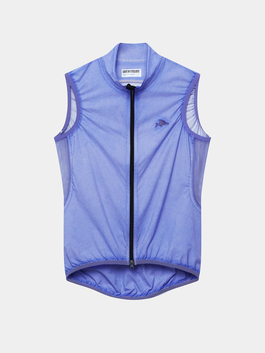 Café du Cycliste Edith Men's Cycling Gilet Windweste Verbena