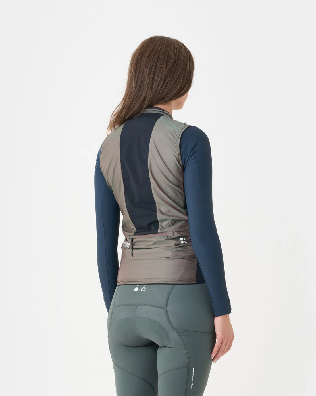 Universal Colours Spectrum 2.0 Lightweight Unisex Gilet WindwesteIridescent Green/Red