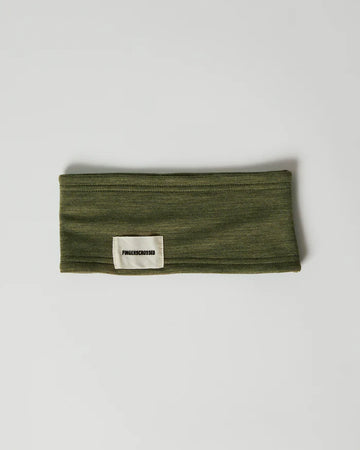 Fingerscrossed Unisex Merino Headband Stirnband Olive