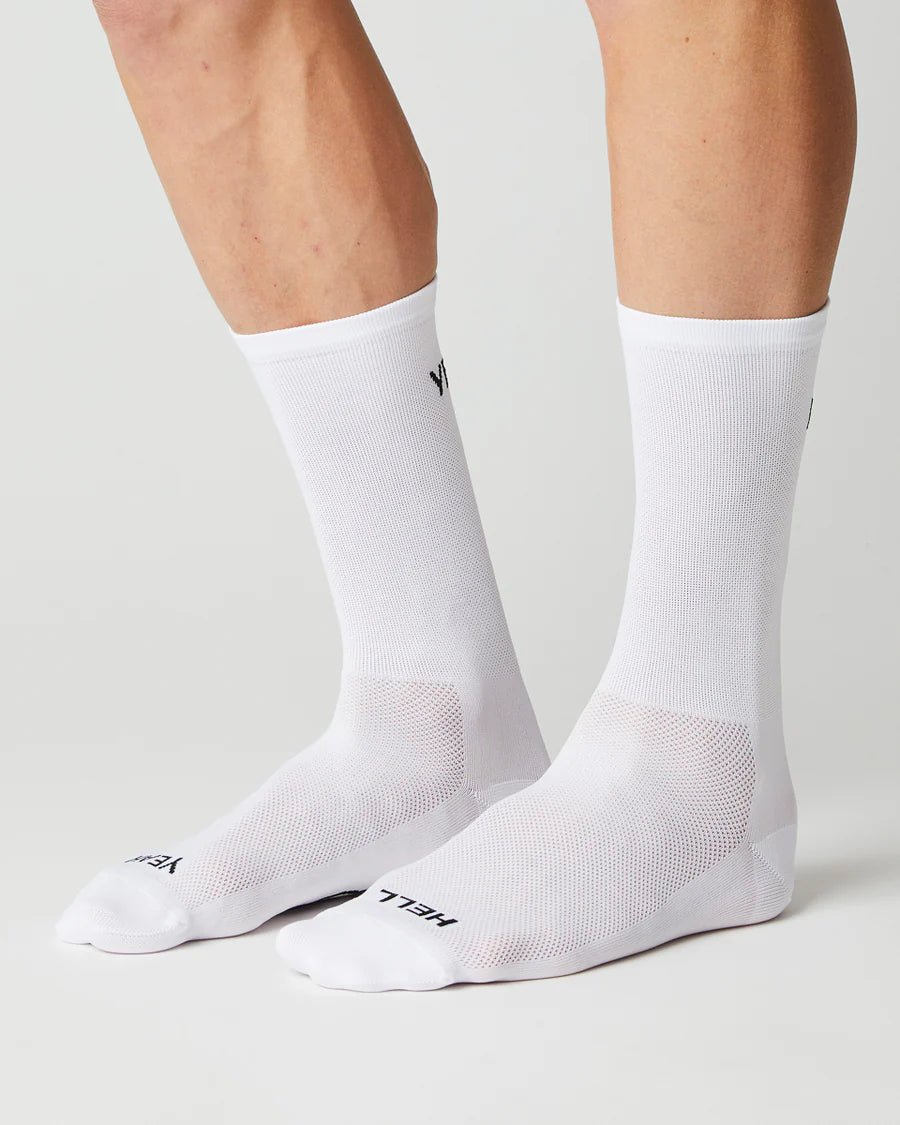 Fingerscrossed HELL YEAH 1.0 Socks Radsocken White