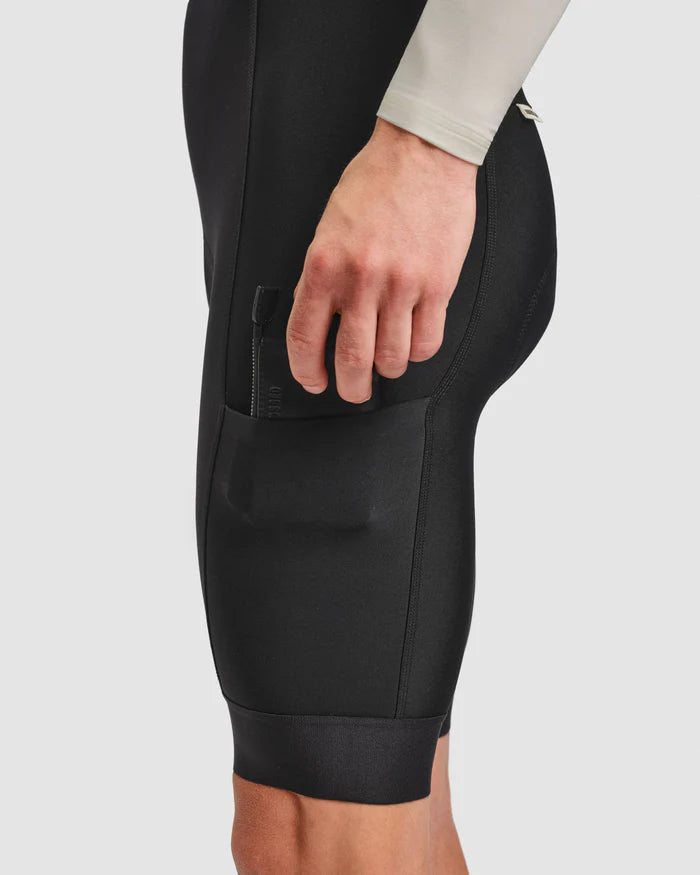 Fingercrossed Road Bib Thermal Men Radhose Black