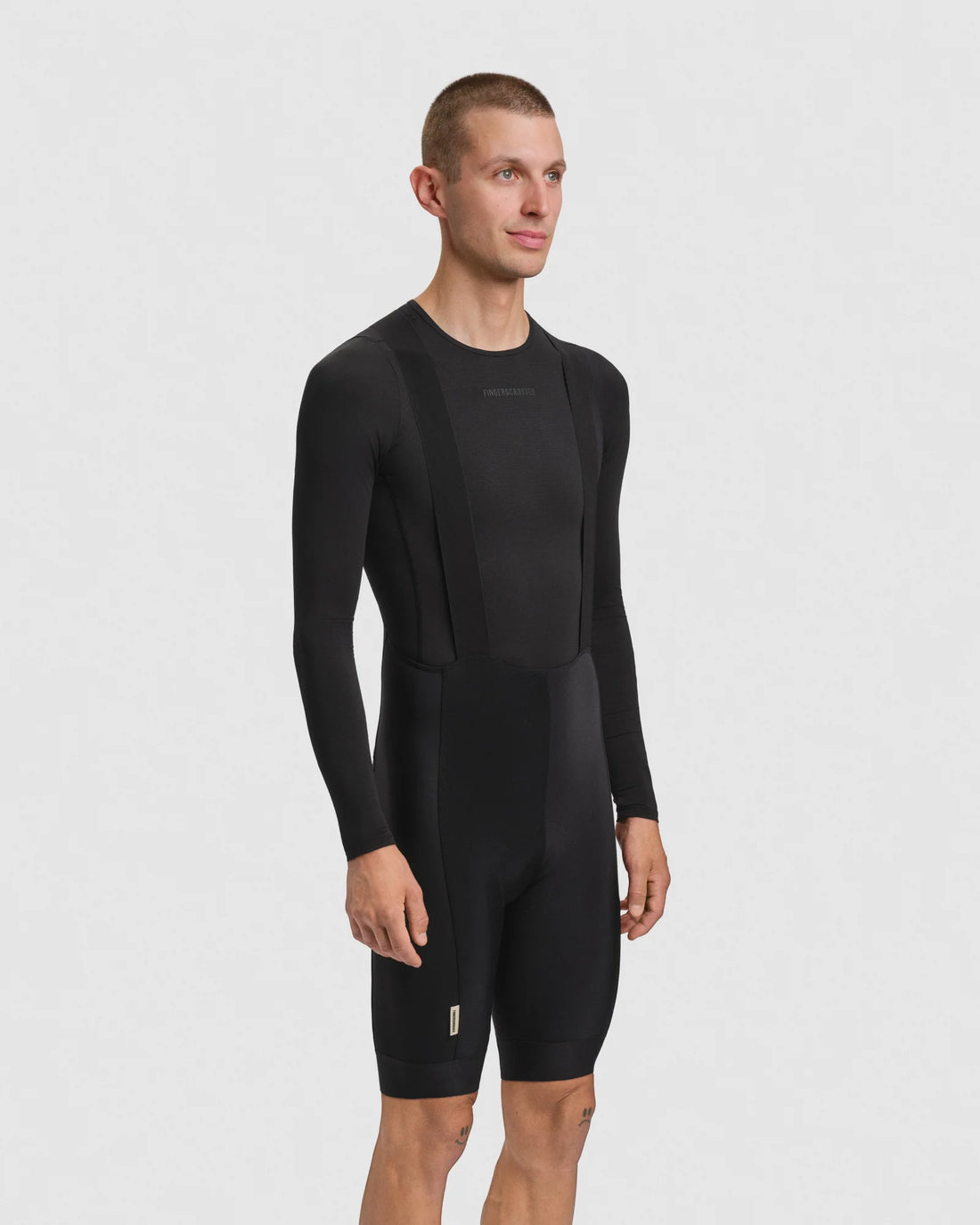Fingercrossed Road Baselayer LS Men Radunterhemd langarm Black