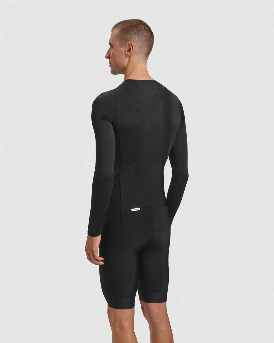 Fingercrossed Road Baselayer LS Men Radunterhemd langarm Black