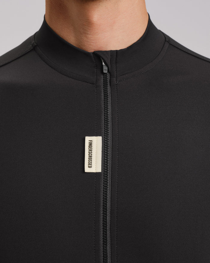 Fingercrossed Road Jersey LS Men Radtrikot langarm Black