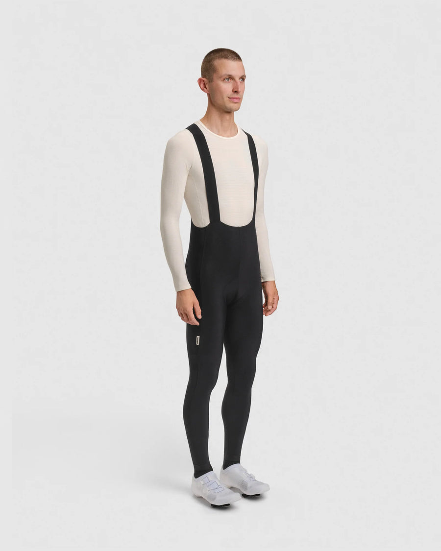 Fingercrossed Road Bib Long Thermal Men Radhose Black