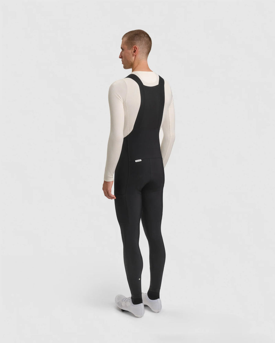 Fingercrossed Road Bib Long Thermal Men Radhose Black