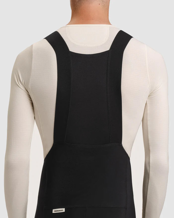Fingercrossed Road Bib Long Thermal Men Radhose Black