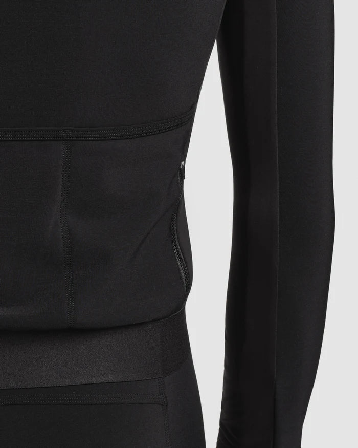 Fingercrossed Road Jersey LS Thermal Men Radtrikot langarm Black