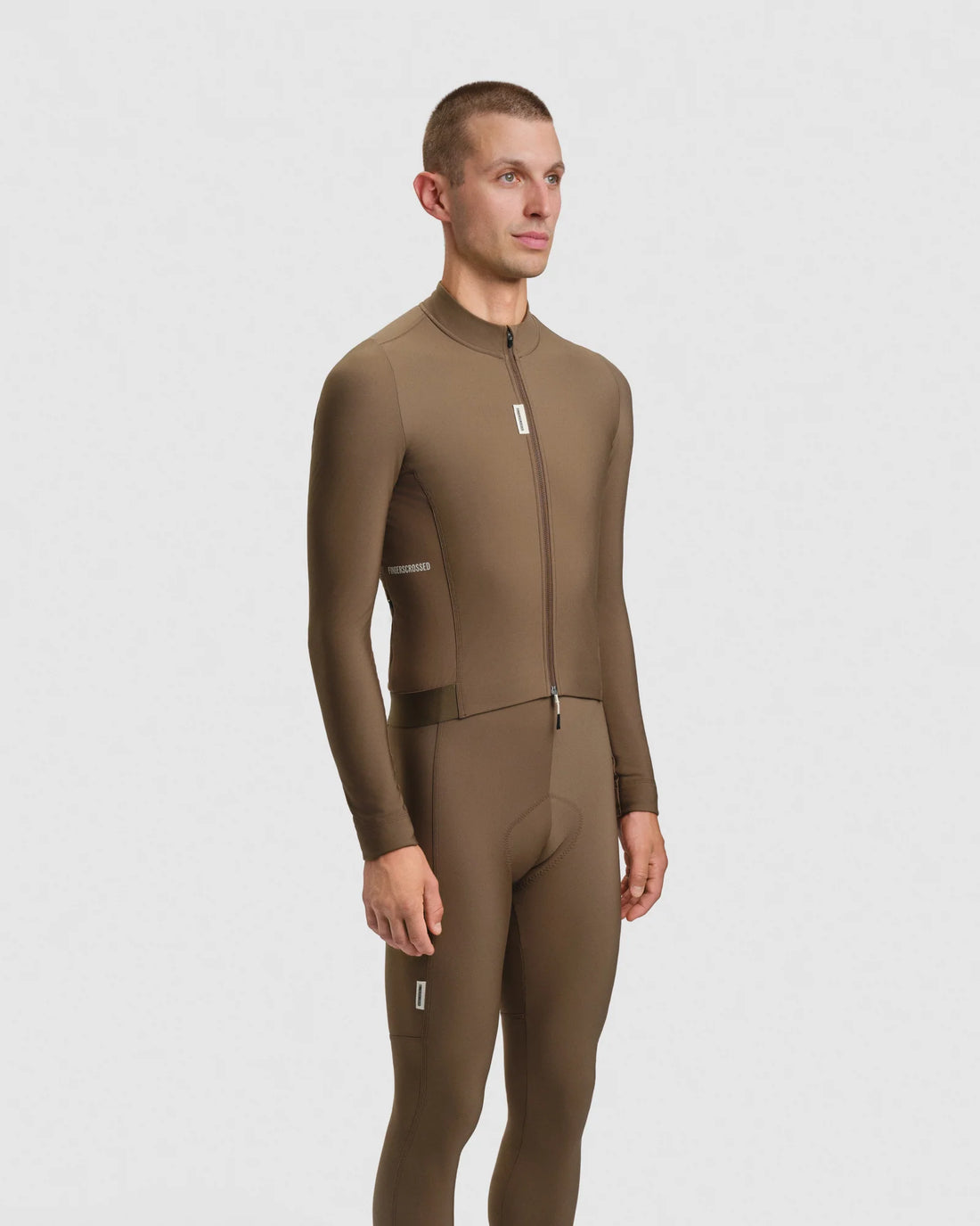 Fingercrossed Road Jersey LS Thermal Men Radtrikot langarm Ground