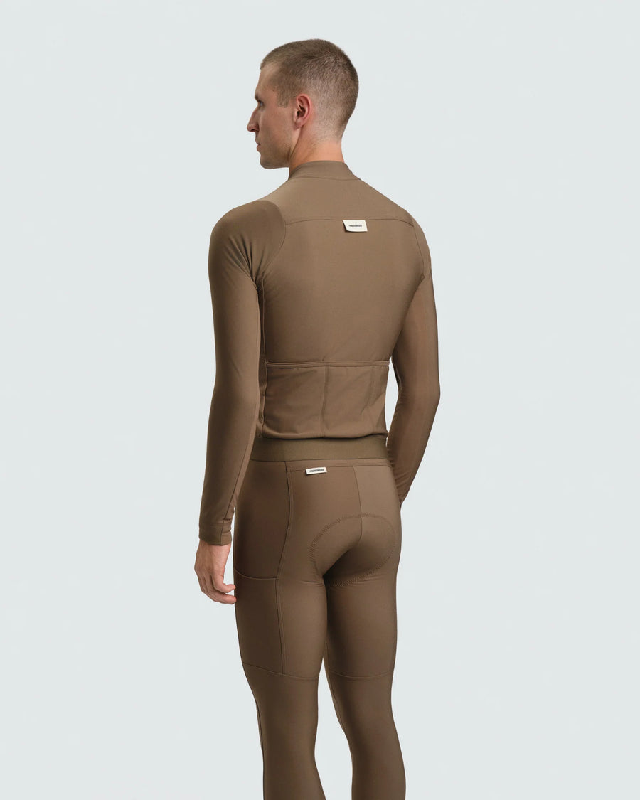 Fingercrossed Road Jersey LS Thermal Men Radtrikot langarm Ground