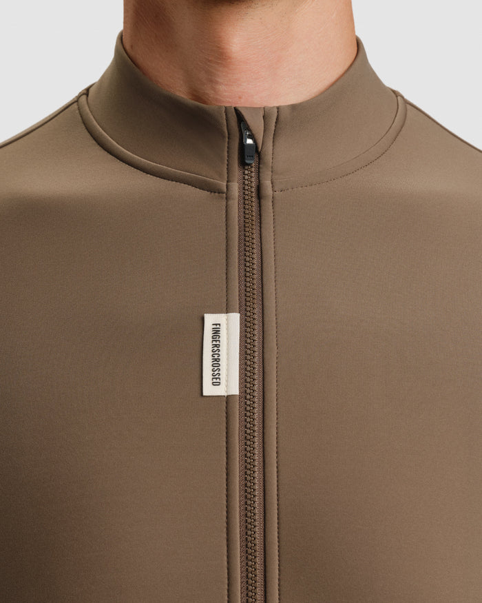 Fingercrossed Road Jersey LS Thermal Men Radtrikot langarm Ground