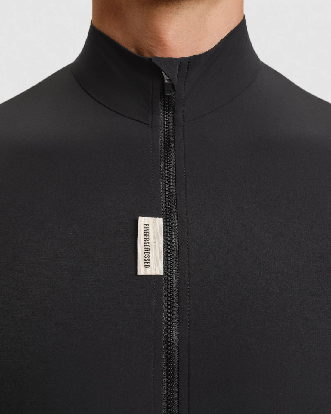 Fingercrossed Road Wind Jacket Insulated Men Wind Fahrradjacke Black