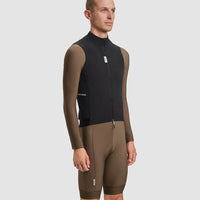 Fingercrossed Road Wind Vest Men Insulated Wind Weste Black