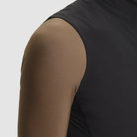 Fingercrossed Road Wind Vest Men Insulated Wind Weste Black