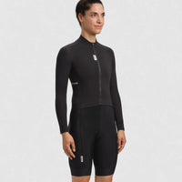 Fingercrossed Road Jersey LS Women Radtrikot langarm Black