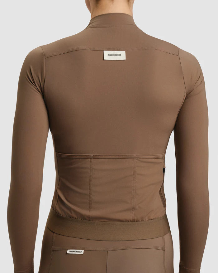 Fingercrossed Road Jersey LS Women Radtrikot langarm Ground