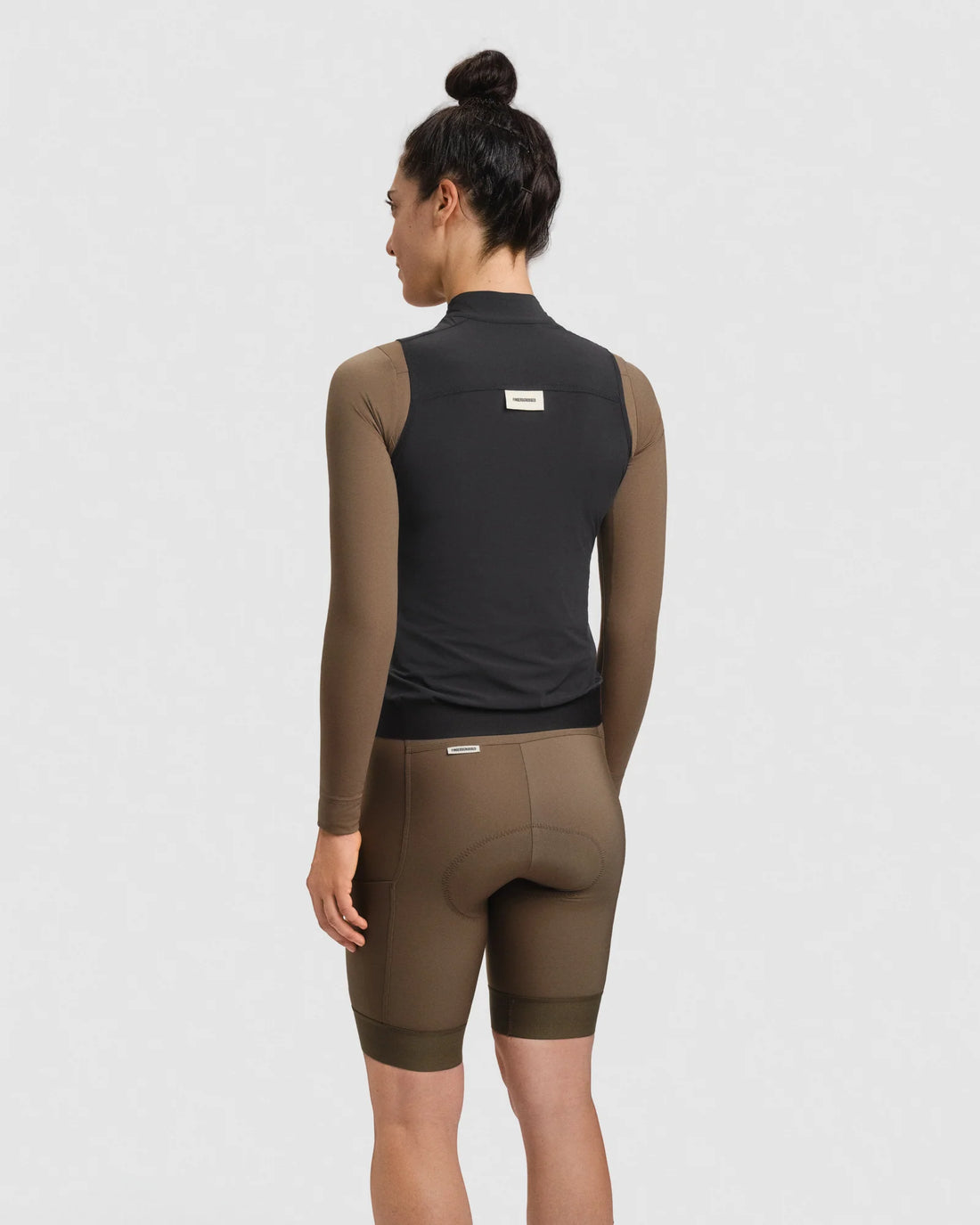 Fingercrossed Road Wind Vest Women Insulated Wind Weste Black
