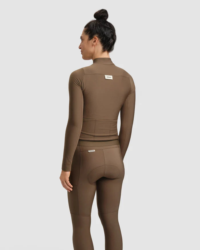 Fingercrossed Road Jersey LS Thermal Women Radtrikot langarm Ground