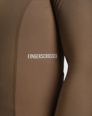 Fingercrossed Road Jersey LS Thermal Women Radtrikot langarm Ground