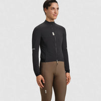Fingercrossed Road Wind Jacket Insulated Women Wind Fahrradjacke Black