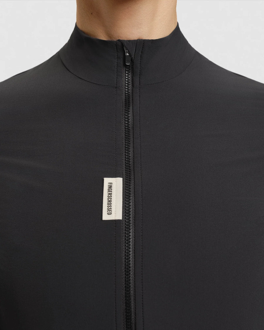 Fingercrossed Road Wind Jacket Insulated Women Wind Fahrradjacke Black