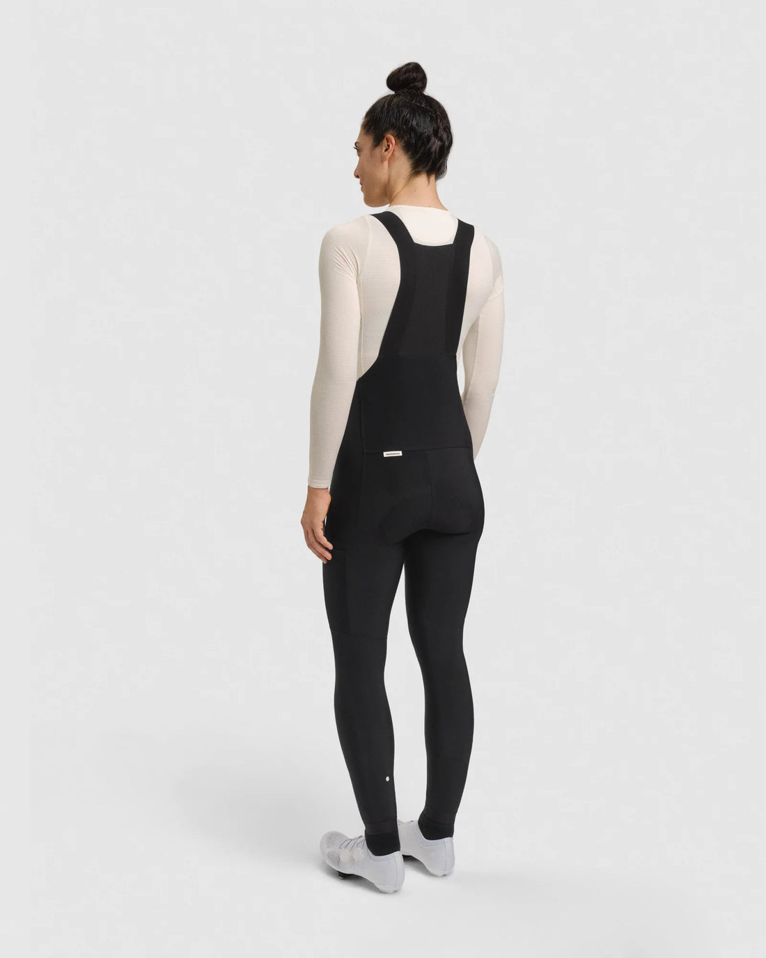 Fingercrossed Road Bib Long Thermal Women Radhose Black
