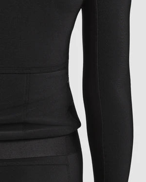 Fingercrossed Road Jersey LS Thermal Women Radtrikot langarm Black