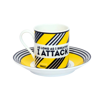 Handmade Cyclist Bernard Hinault Espressotasse & Untertasse
