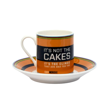 Handmade Cyclist Eddy Merckx Espressotasse & Untertasse