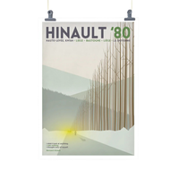Handmade Cyclist Hinault Cycling Art Print