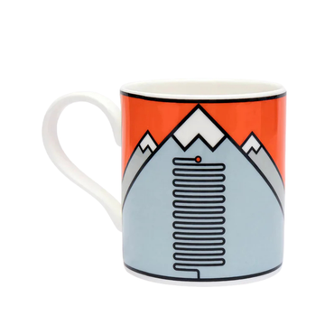 Handmade Cyclist L'Alpe d'Huez Mug