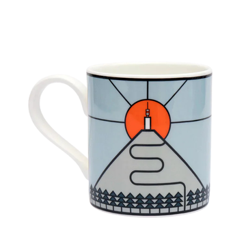 Handmade Cyclist Le Mont Ventoux Mug